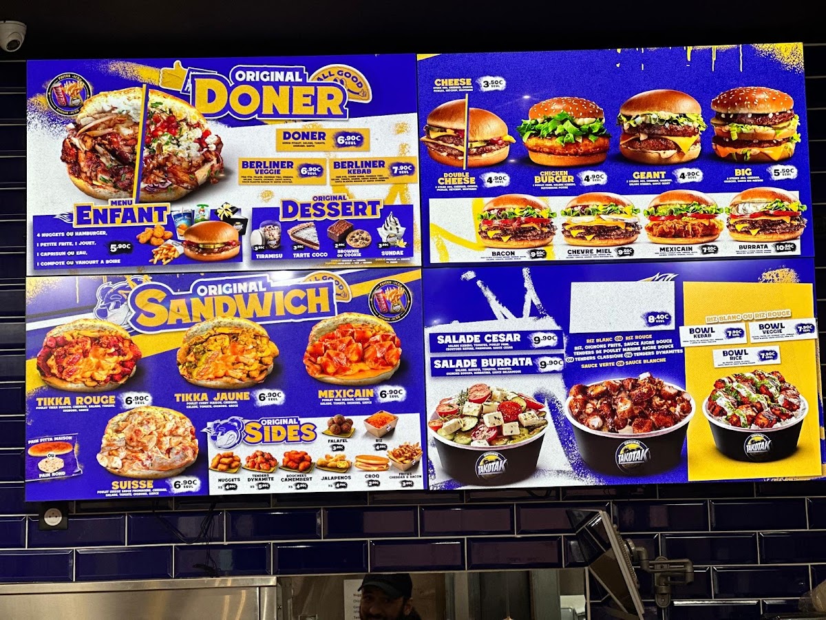 TAKOTAK Menu - Image 1